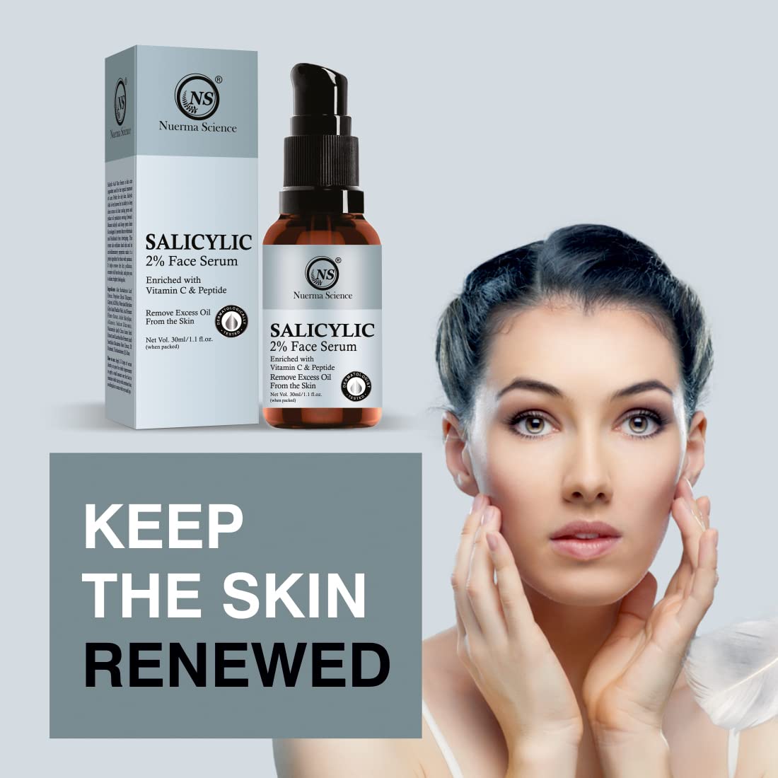 Nuerma Science Salicylic Acid Face Serum | Clear, Radiant Skin