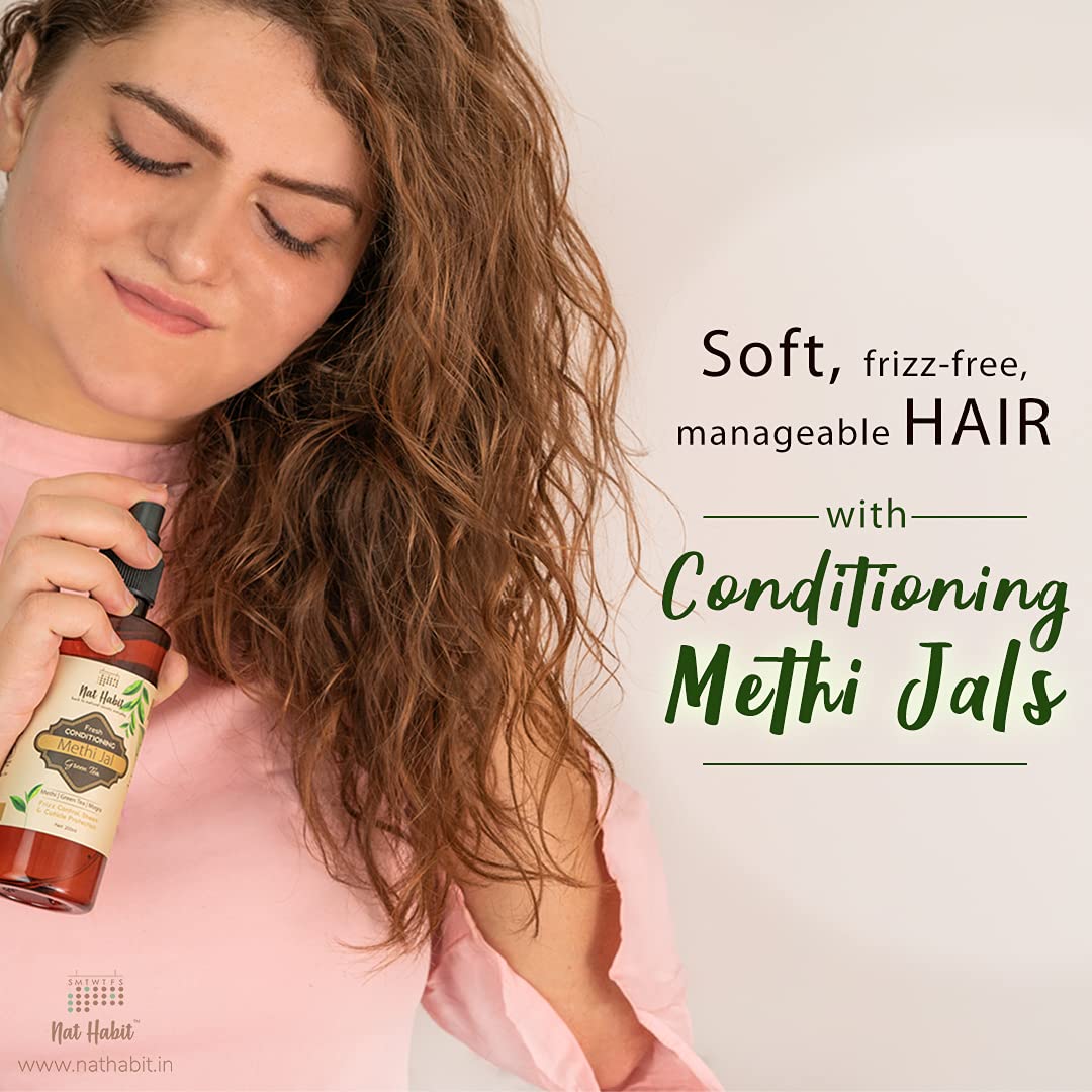 Nat Habit Fresh Conditioning Methi Jal Rosemary Hair Serum - Distacart