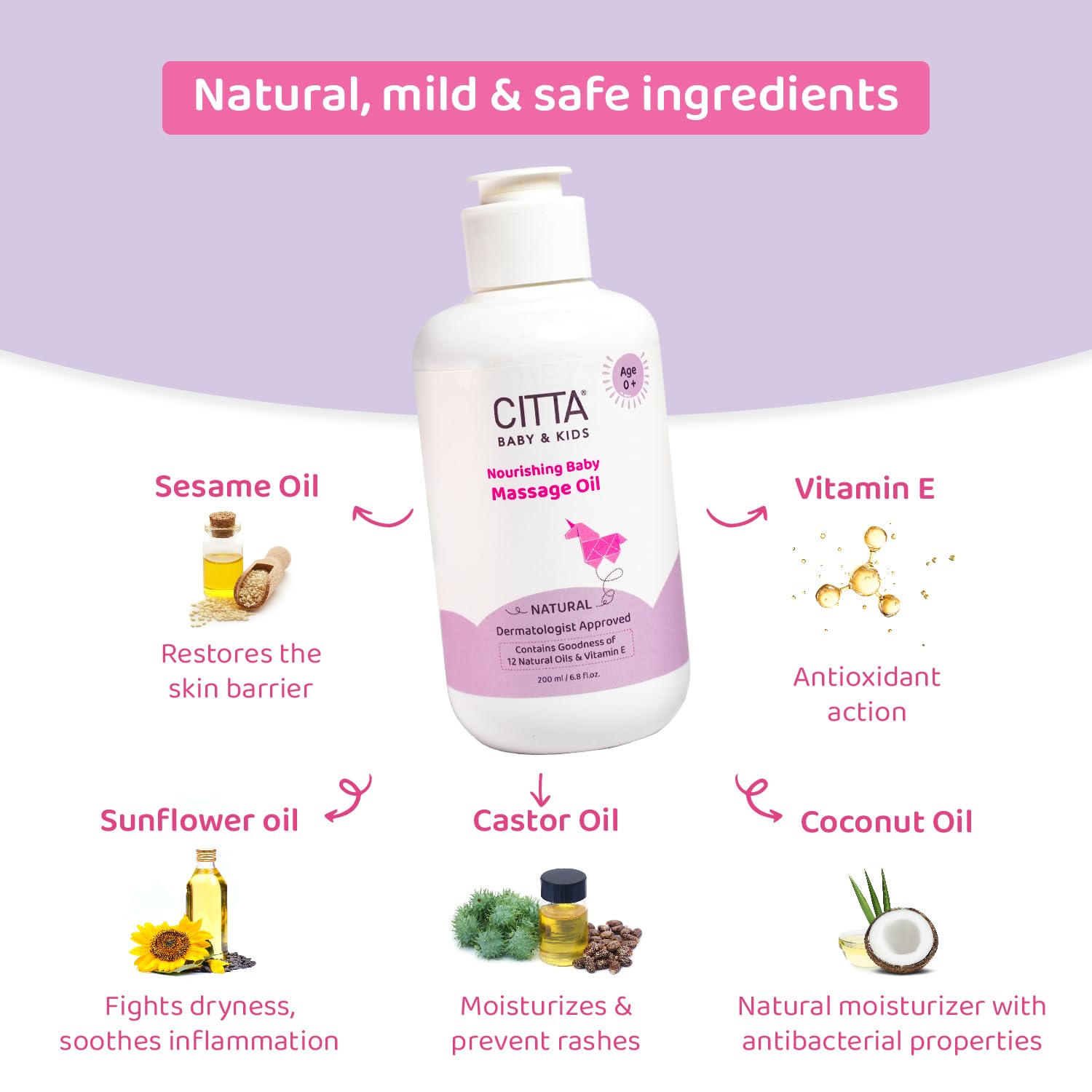 Citta Baby Massage Oil