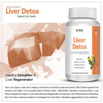Thumbnail for Vokin Biotech Liver Detox For Healthy Liver | Helps in Cleanse Liver, Natural Protection Against Fatty Liver Supplement For Men And Women 90 Capsules