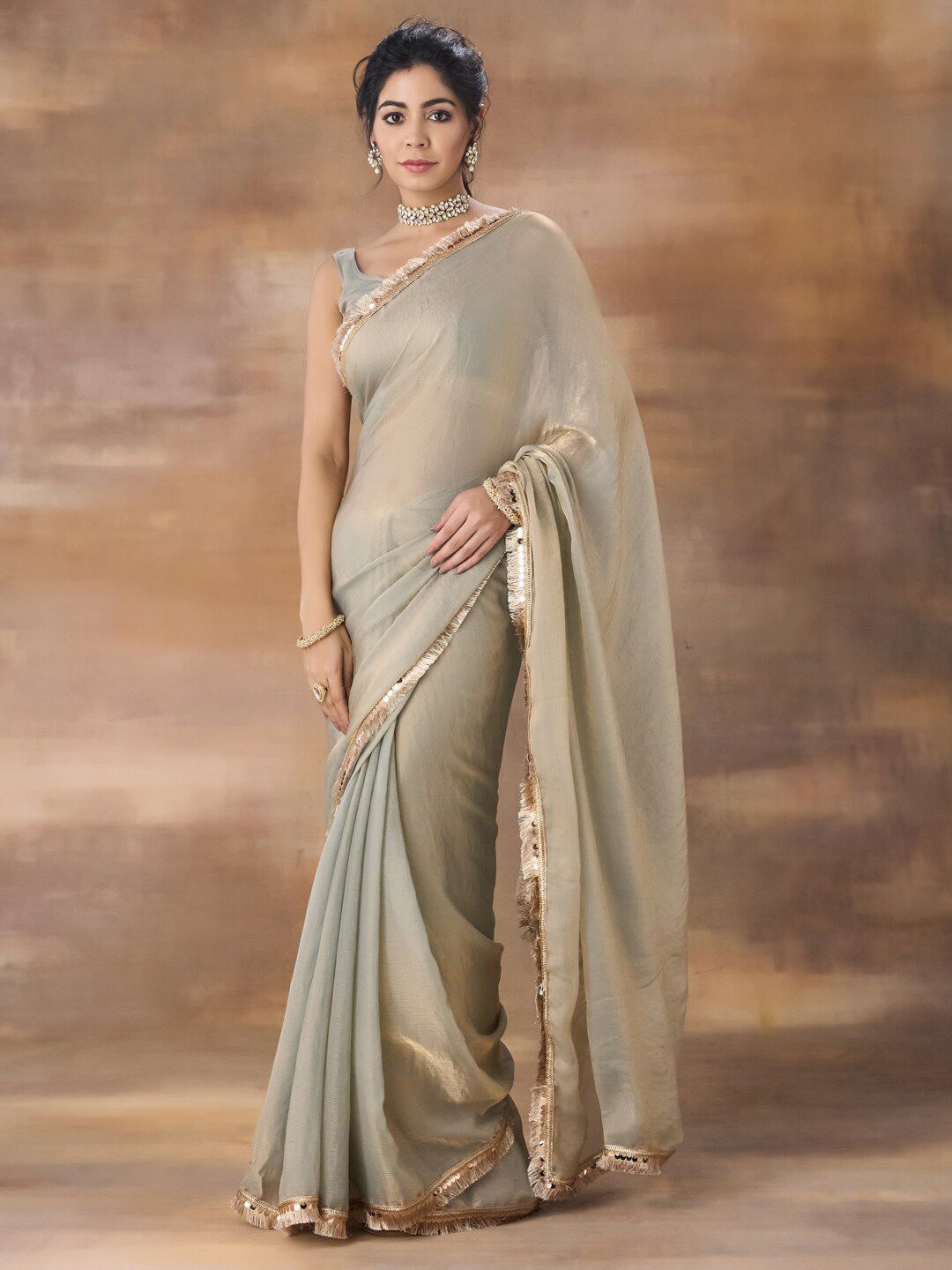 kasee Silk Embellished Saree - Distacart