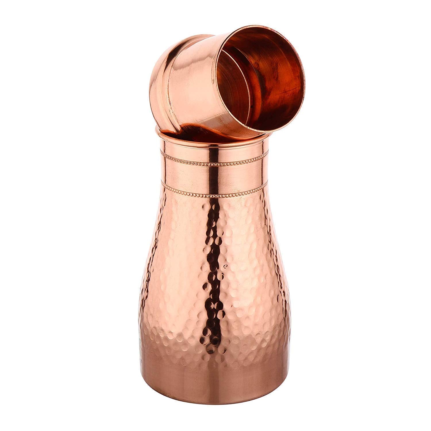 KC Pure Copper Designer Copper Water Bottle 1250 ML - Dista