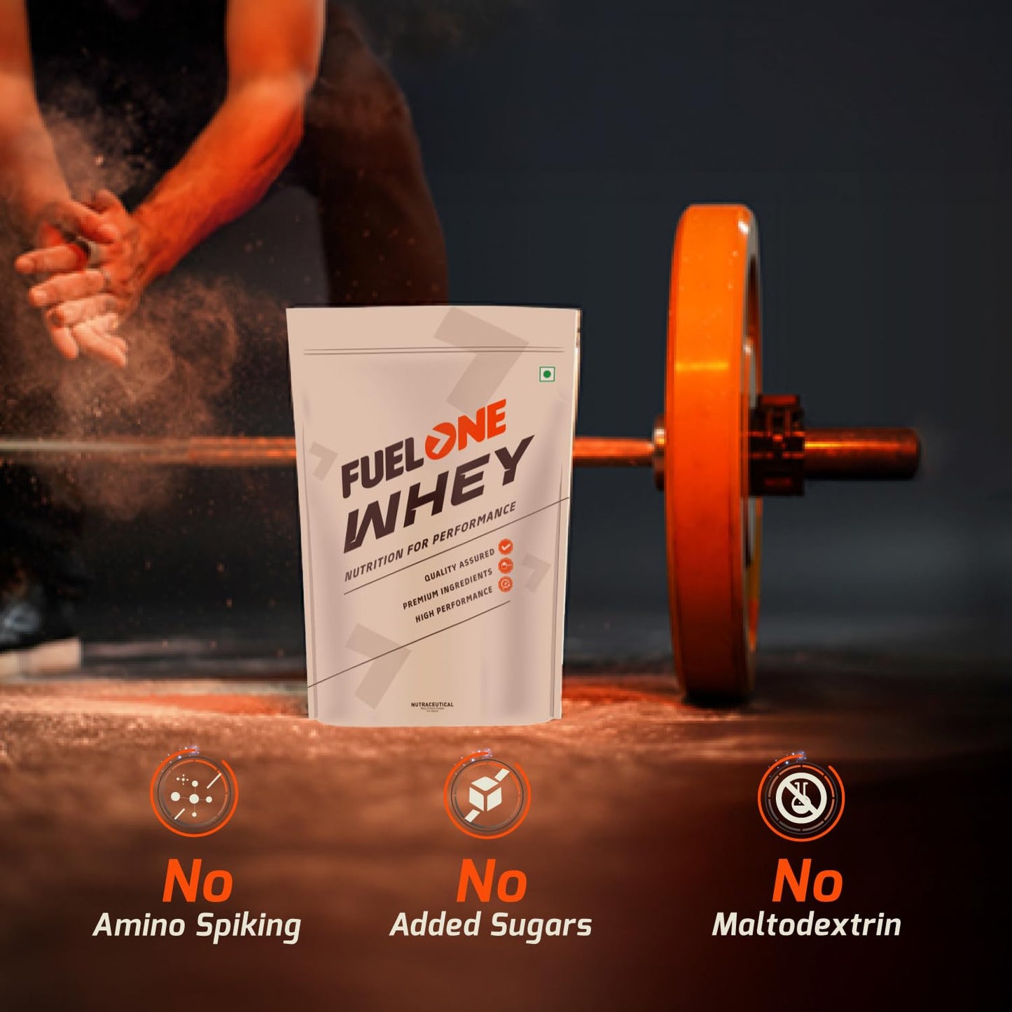 FUELONE Whey Protein (Cafe Mocha, / 2.2lbs) | 24g Protein | 5.29g BCAA & 4.2g Glutamic Acid