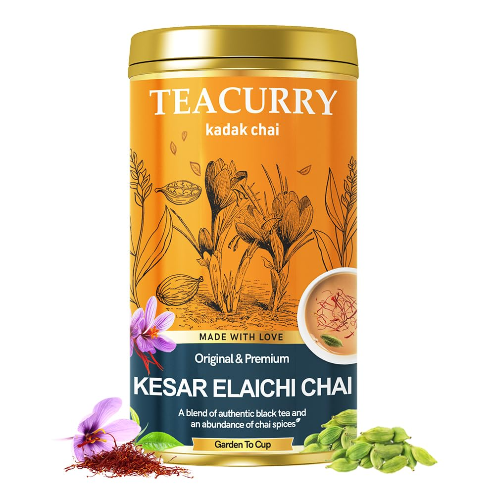 Teacurry Kesar Elaichi Chai Powder - Dista