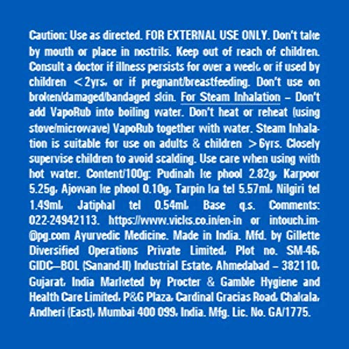 Vicks VapoRub Classic Balm