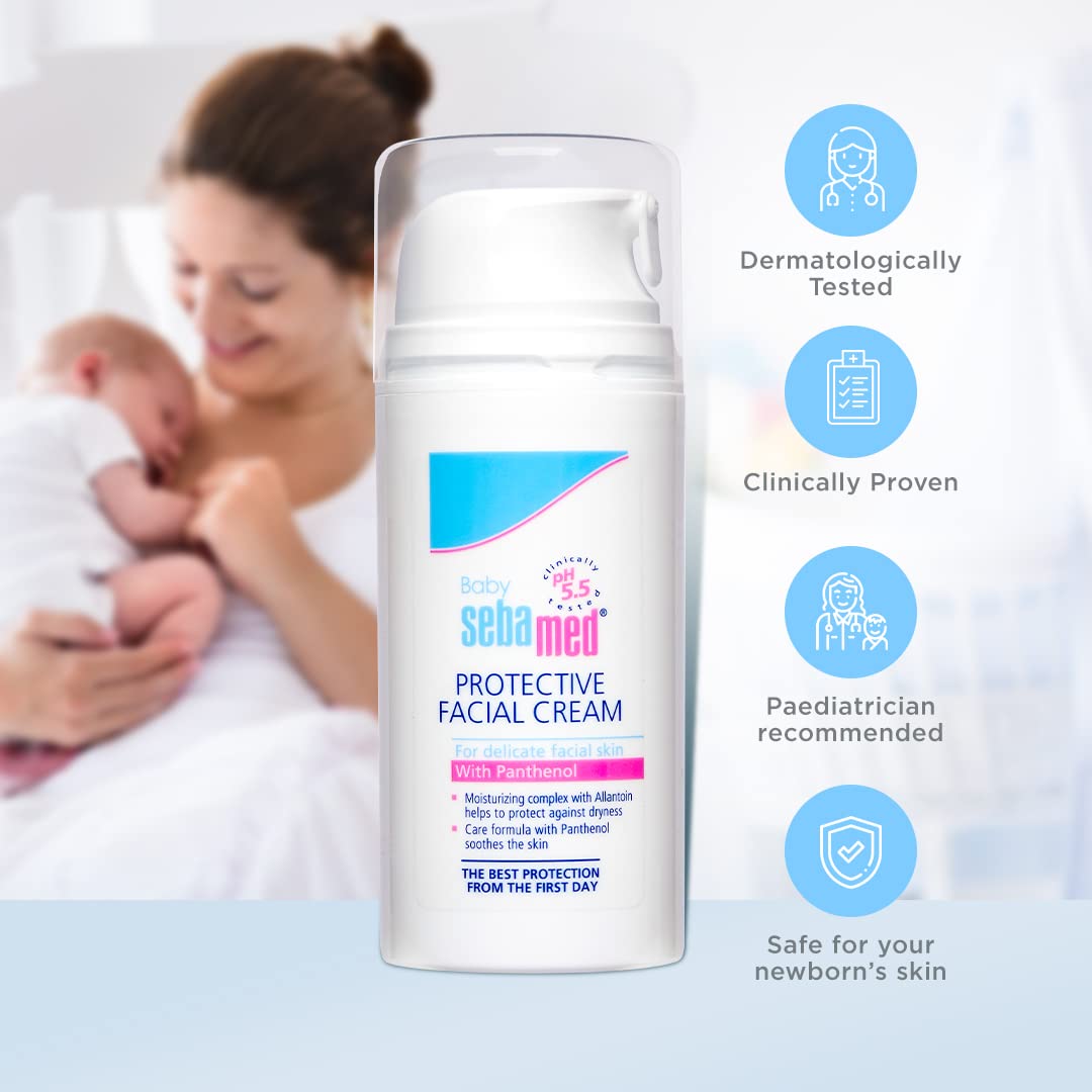 Sebamed Baby Protective Facial Cream With Vitamin E For Soft Skin - Distacart