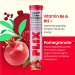 Thumbnail for PLIX The Plant Fix L-Carnitine ACV Effervescent Tablets - Apple Burst