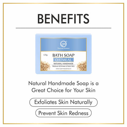 Nuerma Science Oatmeal Bath Soap | Reduce Itchiness & Dark Skin - Distacart