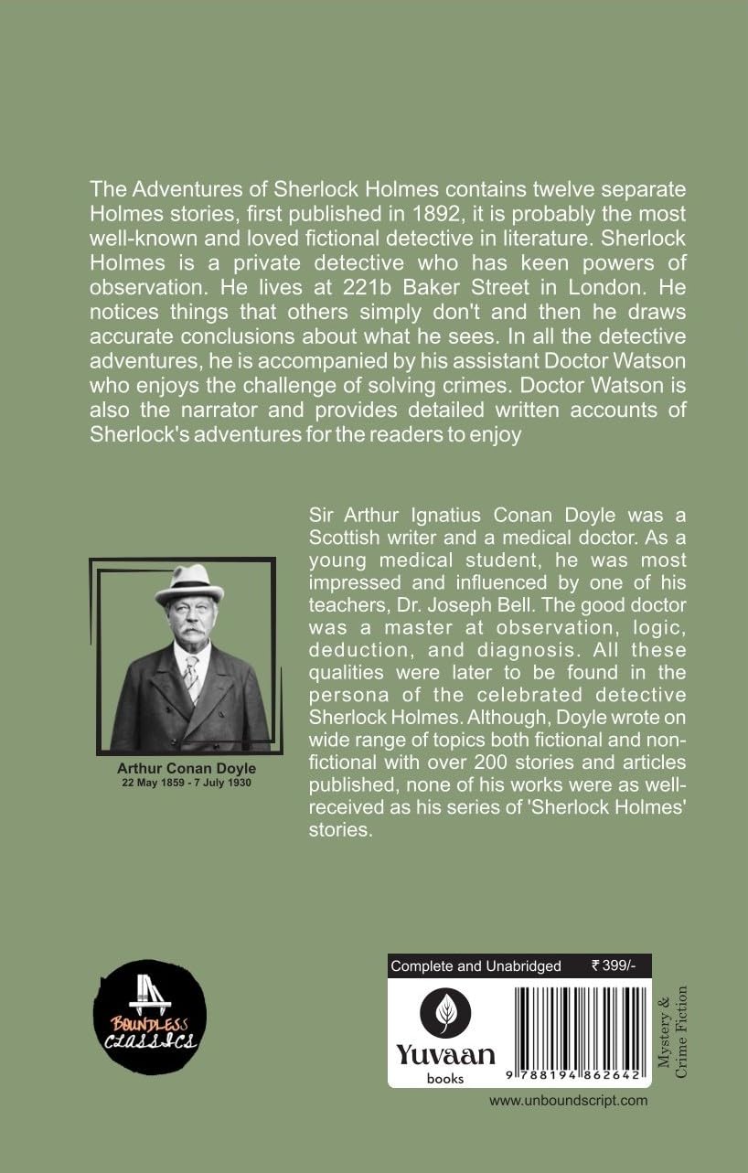 The Adventures Of Sherlock Holmes - Arthur Conan Doyle - Dista
