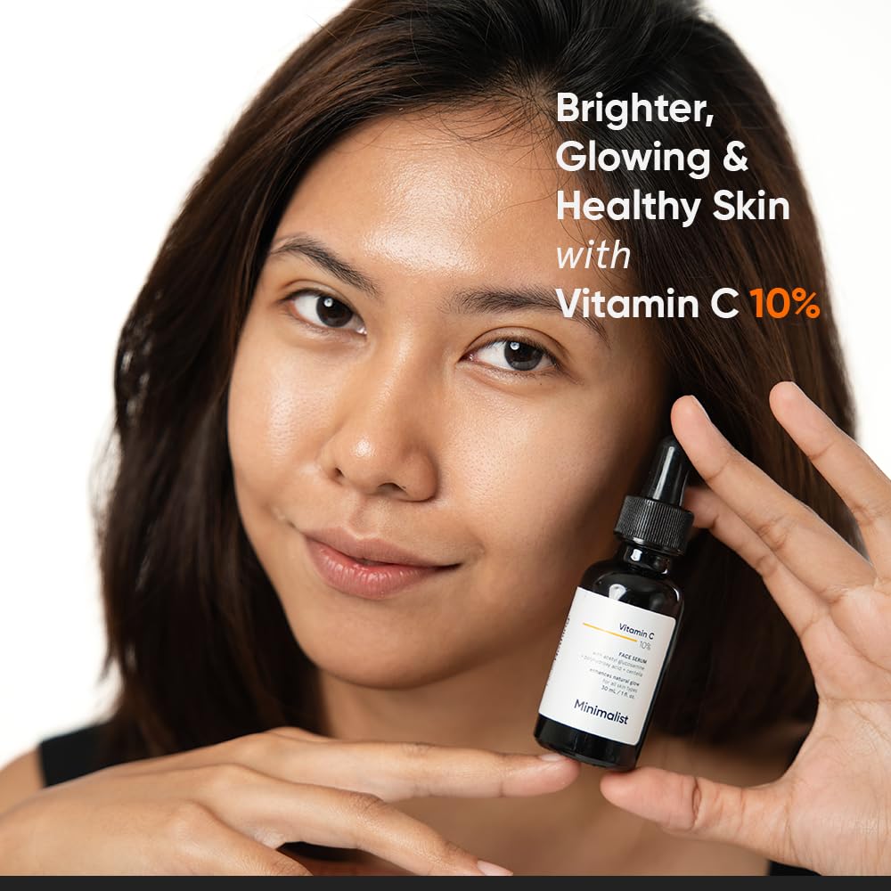 Minimalist 10% Vitamin C Face Serum For Glowing Skin - Distacart