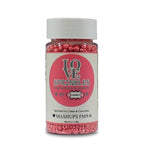 Thumbnail for crimson pink sprinkles bottle for decoration bottle 100 g