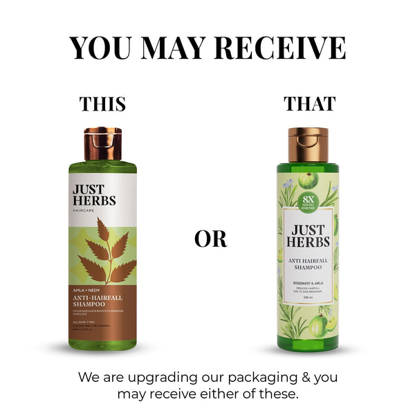 Just Herbs 8 in 1 Root Nourishing Amla Neem Shampoo