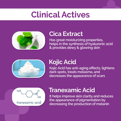 The Derma Co 10% Cica-Glow Face Serum for Glowing Skin - Distacart
