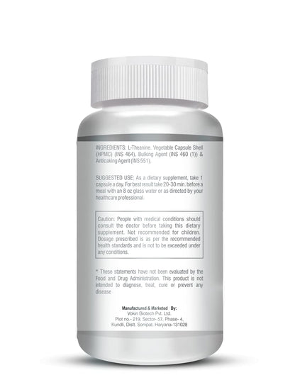 Vokin Biotech L-Theanine-Support Relaxation - 90 Vegetarian Capsules
