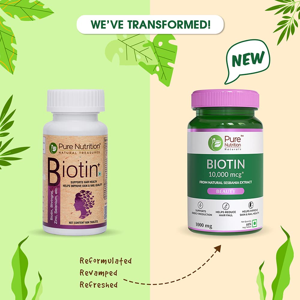 Pure Nutrition Biotin Plus Tablets - Distacart