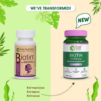 Thumbnail for Pure Nutrition Biotin 10,000mcg from Natural Sesbania Extract Veg Tablets