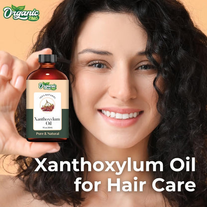 Organic Zing Xanthoxylum (Zanthoxylum) Oil | Pure & Natural Steam Distilled Essential Oil for Aroma, Diffusers & Massage - Distacart