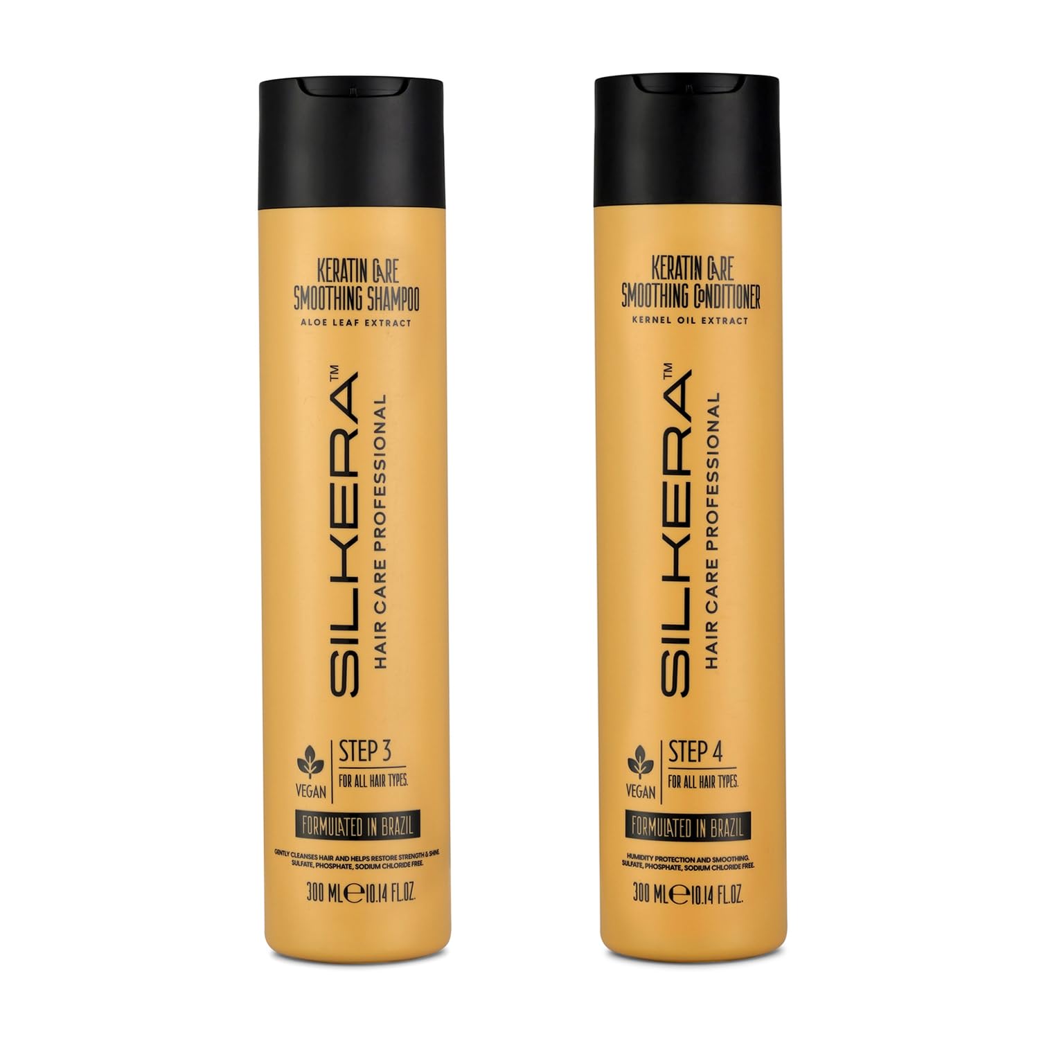 SILKERA Keratin Care Smoothing Conditioner & Shampoo Combo - Distacart