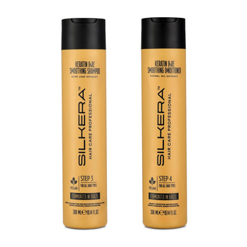 SILKERA Keratin Care Smoothing Conditioner & Shampoo Combo - Distacart