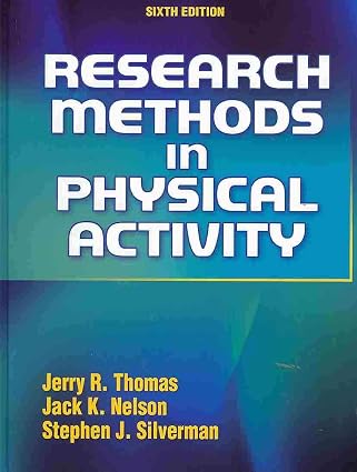 Khel Sahitya Kendra Research Methods In Physical Activity by Jerry Thomas Jack Nelson Stephen Silverman, - Dista