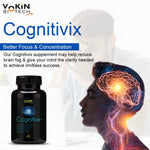 Thumbnail for Vokin Biotech Cognitivix -Unique Brain activation Ginkgo Biloba With Ginseng extract 60 Veg capsule