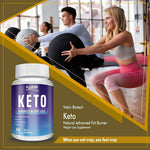 Thumbnail for Vokin Biotech Keto Capsules Ultra Weight Loss Fat Burner Supplement with (Green Tea + Garcinia Cambogia + Green Coffee) Extract 60 Capsules With Vitamin C 20 Tablets