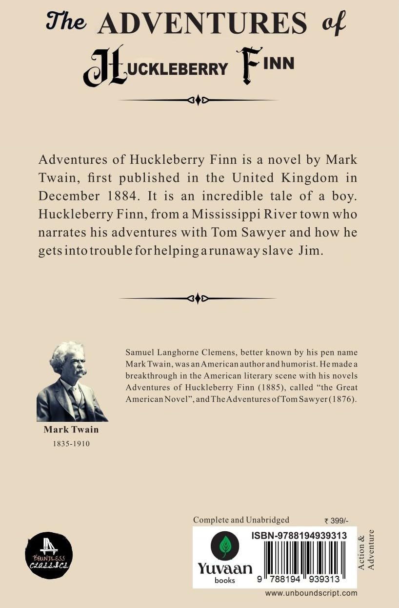 The Adventures Of Huckleberry Finn - Mark Twain - Dista