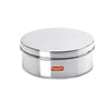 Sumeet Stainless Steel Flat Canister/Storage Container (1.2Ltr) (17Cm) - Dista