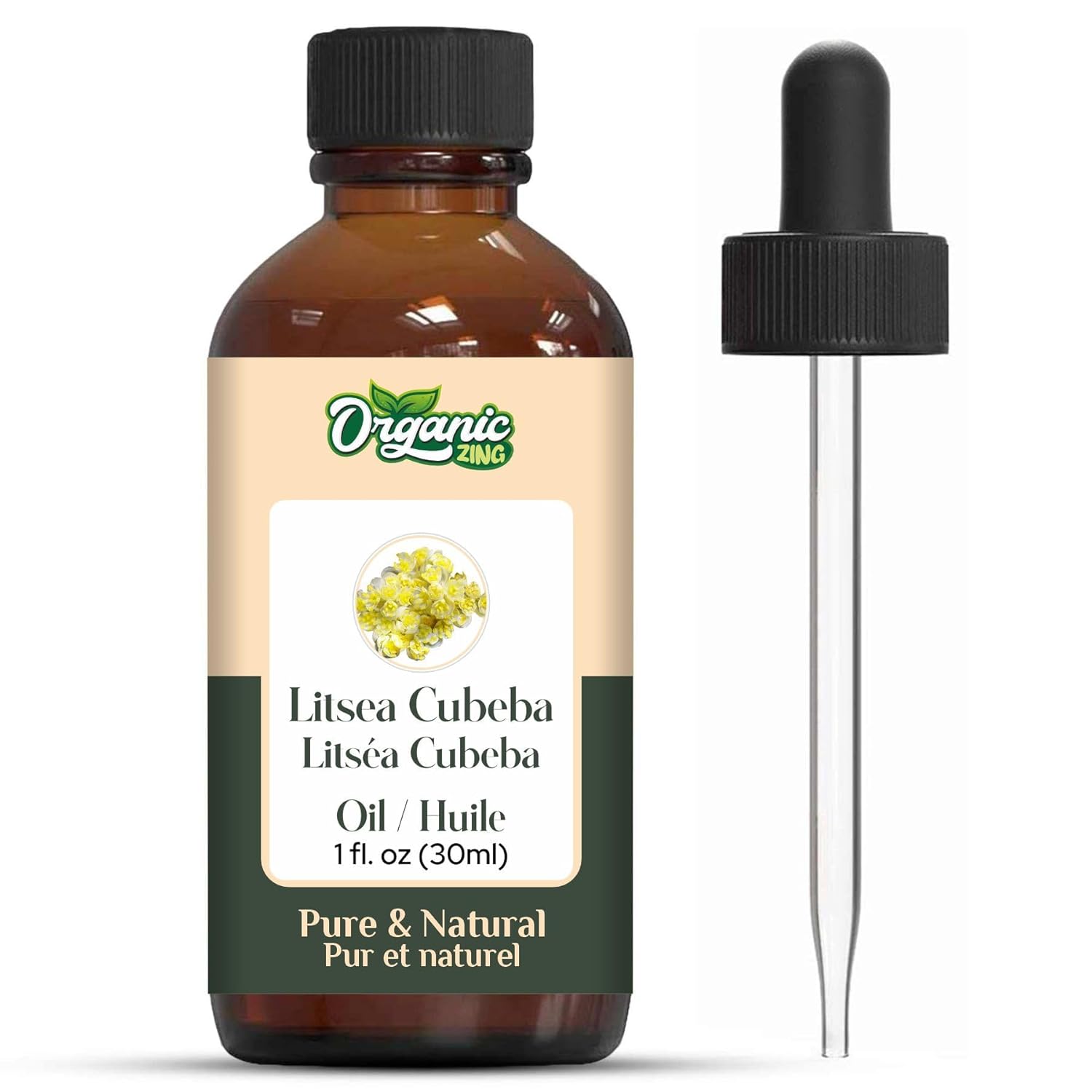Organic Zing Litsea Cubeba Oil | Pure & Natural Essential Oil for Aroma & Diffusers - Distacart