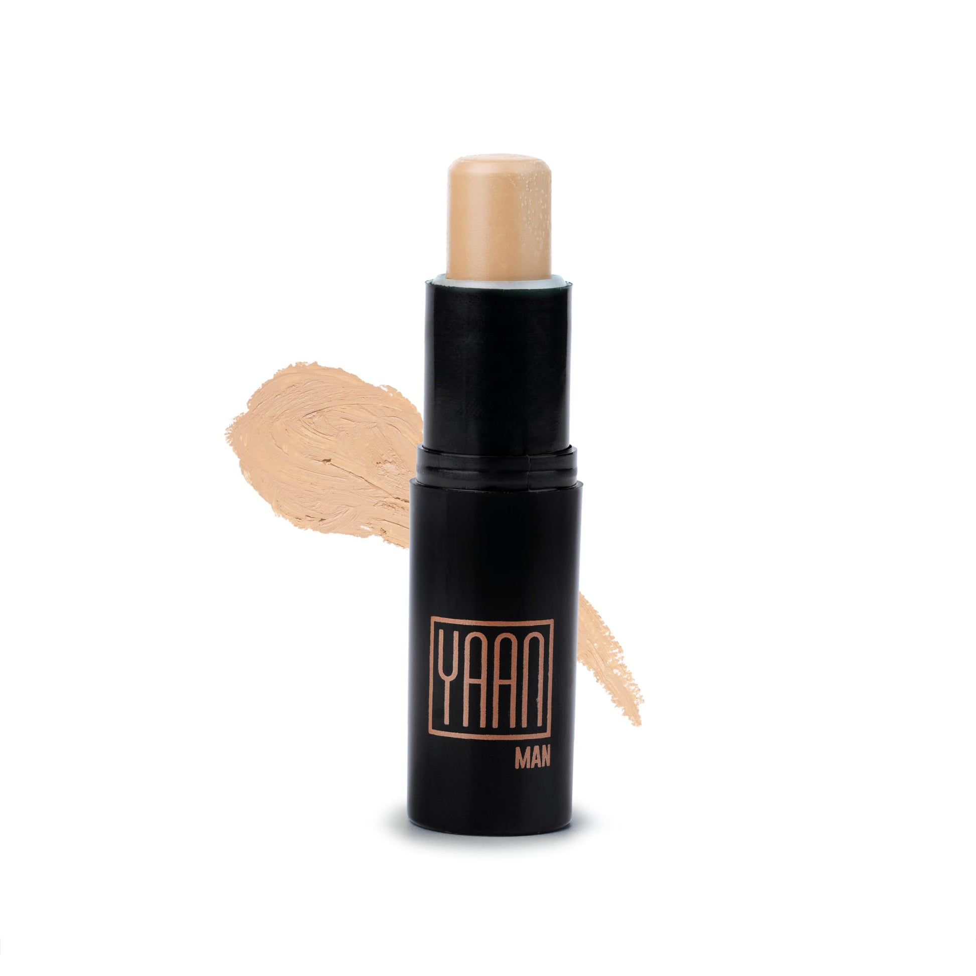 YAAN MAN Natural Concealer For All Skin Type For Men (Light Shade), 4.4G|Erase Dark Circles, Scars, Pigmentation| Perfection Stick For Perfect Skin, Medium Coverage|With Shea Butter And Vitamin E