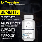 Thumbnail for Vokin Biotech L-Tyrosine 500mg- Support Cognitive Health May Reduce Effect Of Stress & fatigue- 90 Capsules