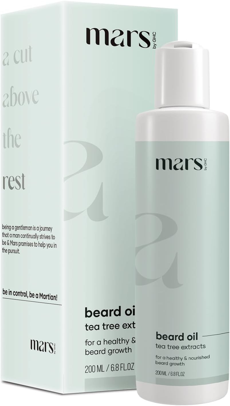 Mars By GHC Beard Growth Oil with Onion, Bhringraj, Tea Tree Oil - Distacart
