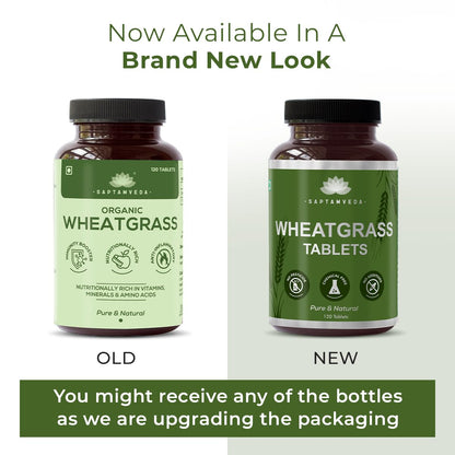 Saptamveda Organic Wheat Grass Tablets - Distacart