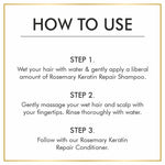 Thumbnail for Nuerma Science Keratin Repair Rosemary Shampoo for Damaged, Dry & Frizzy Hair