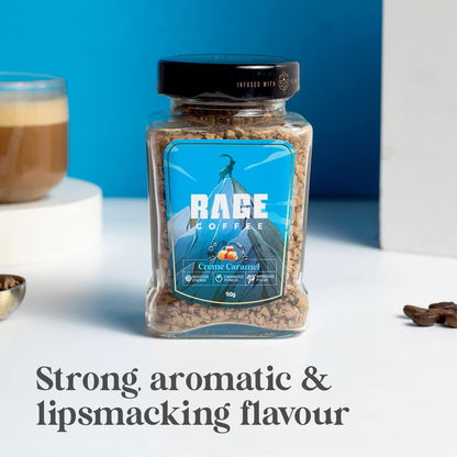 Rage Coffee Creme Caramel Instant Coffee - Distacart