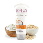Thumbnail for Lotus Herbals WhiteGlow Skin Brightening Oatmeal & Yogurt Gentle Exfoliator Scrub - Distacart