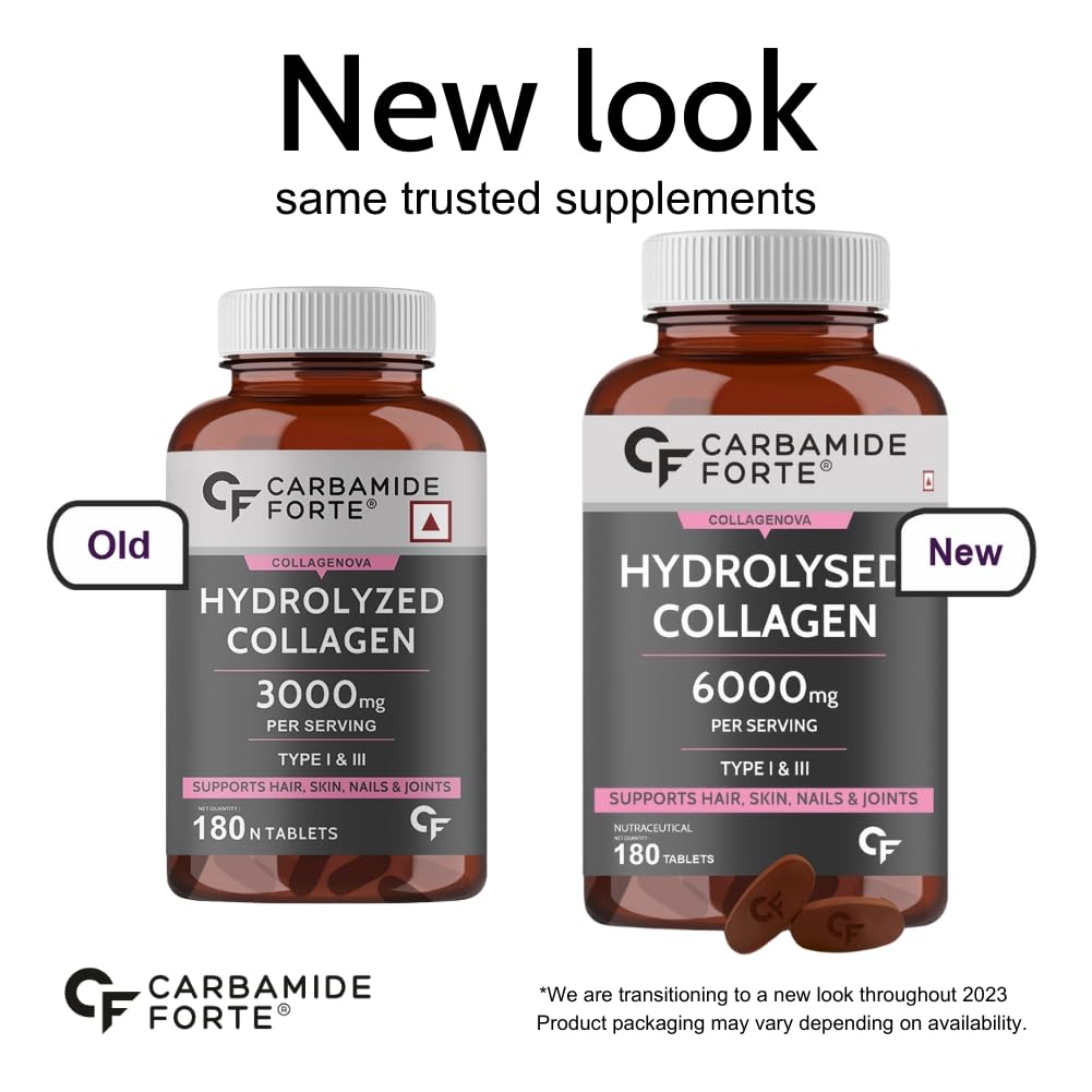 Carbamide Forte Hydrolyzed Collagen Peptides Tablets - Distacart