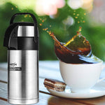 Thumbnail for Milton Beverage Dispenser 3500 Stainless Steel for Serving Tea and Coffee, 3.58 Litre, Silver - Dista