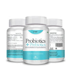 Thumbnail for Vokin Biotech Probiotics+ Prebiotics Supplement 50 Billion Cfu For Women & Men With Prebiotics 150 mg | Probiotic Capsules For Digestion Support, Gut Health And Immunity – 60 Veg Capsules