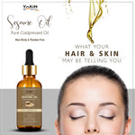 Thumbnail for Vokin Biotech Organic Sesame Pure Cold Pressed Oil For Hair, Body, Skin Care, Massage,