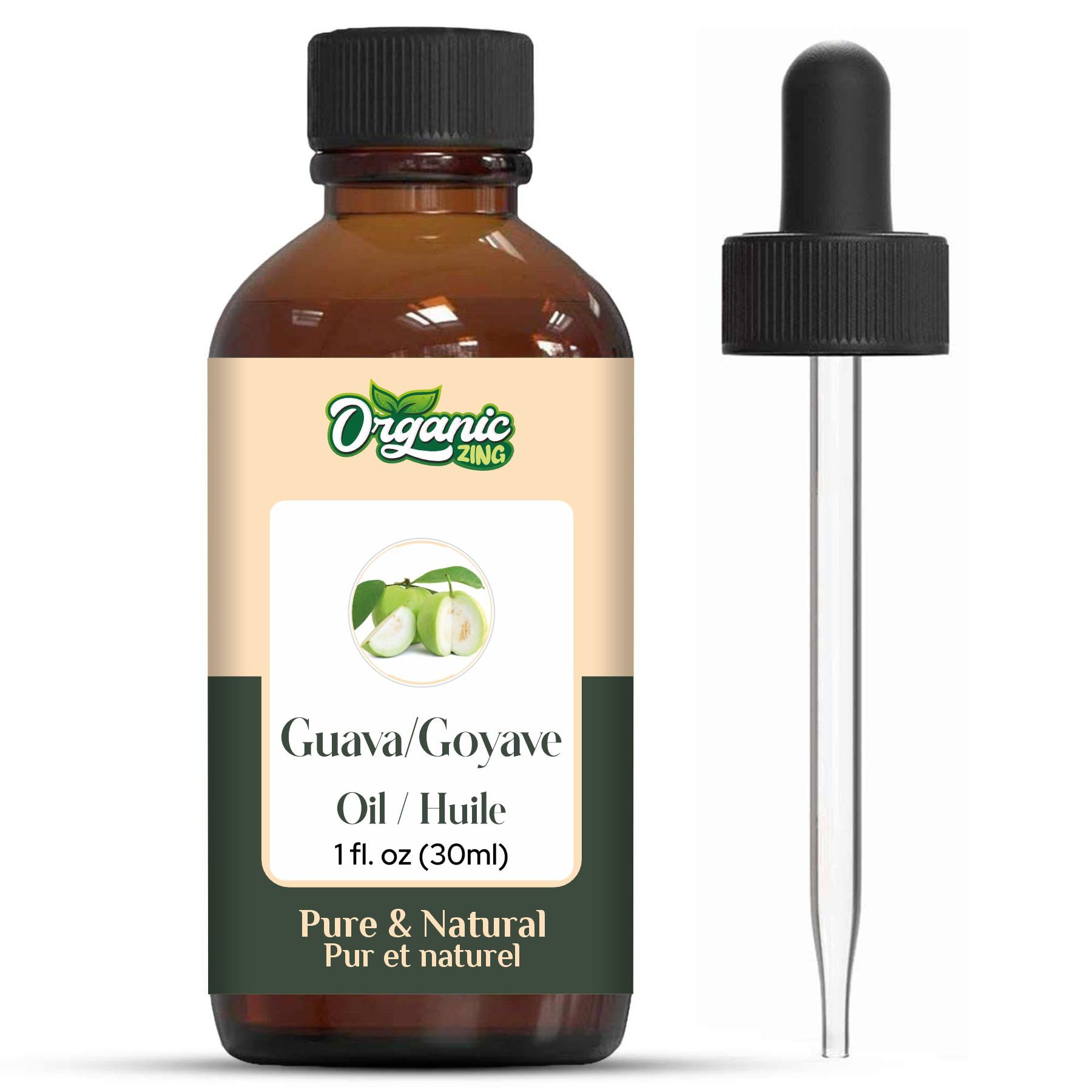 Organic Zing Guava (Psidium Guajava) Oil | Pure & Natural Essential Oil for Skincare, Hair Care, Aroma and Diffusers - Distacart
