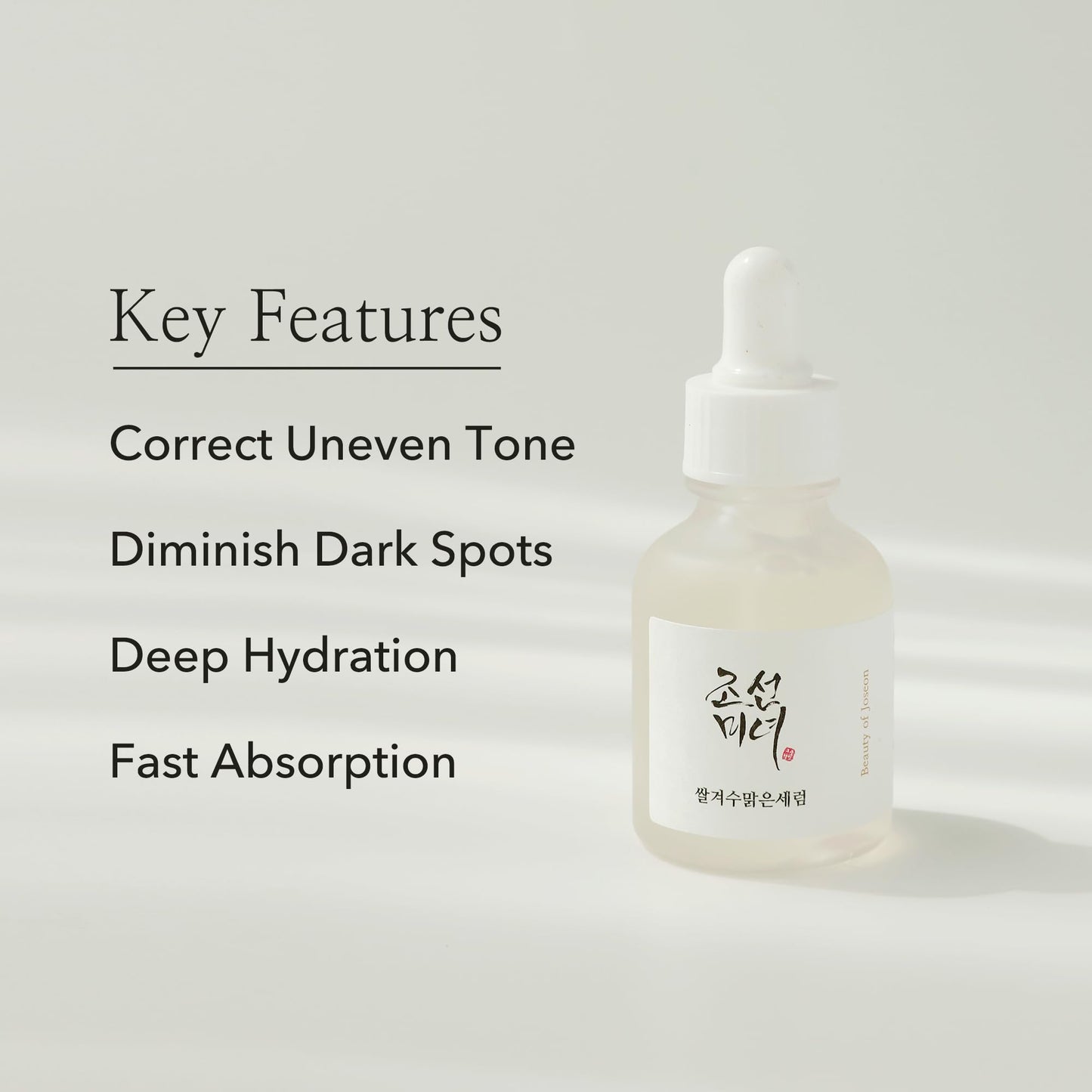 Beauty of Joseon Glow Deep Serum: Rice + Arbutin - Korean Skincare - Distacart