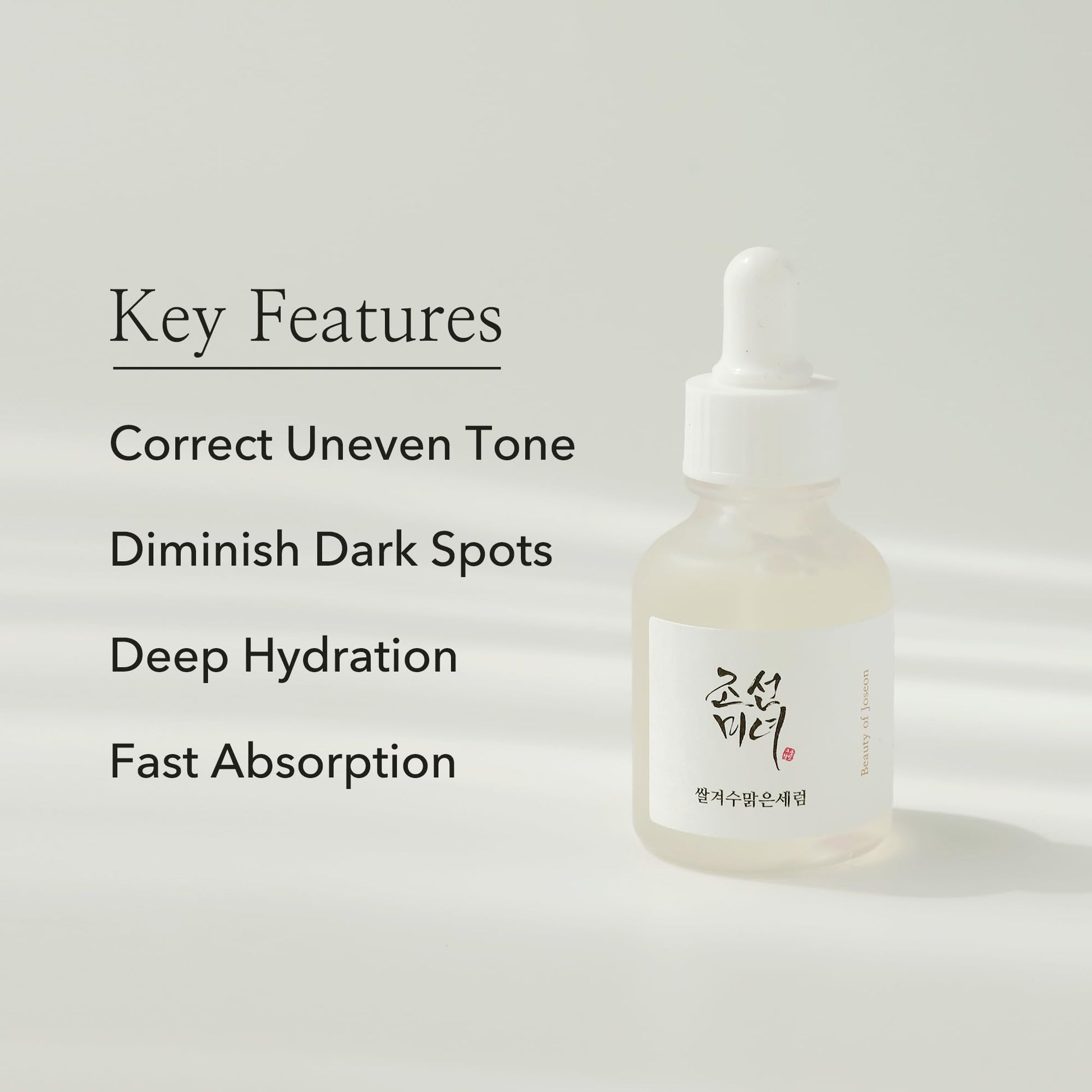 Beauty of Joseon Glow Deep Serum: Rice + Arbutin - Korean Skincare - Distacart