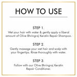 Thumbnail for Nuerma Science Keratin Repair Natural Hairfall Control Olive Bhringraj Shampoo - Distacart