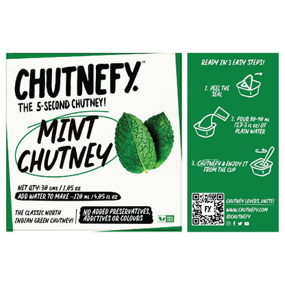 Chutnefy Mint Chutney | Delicious & Ready-to-Eat | 5-Second Instant Chutney - Dista