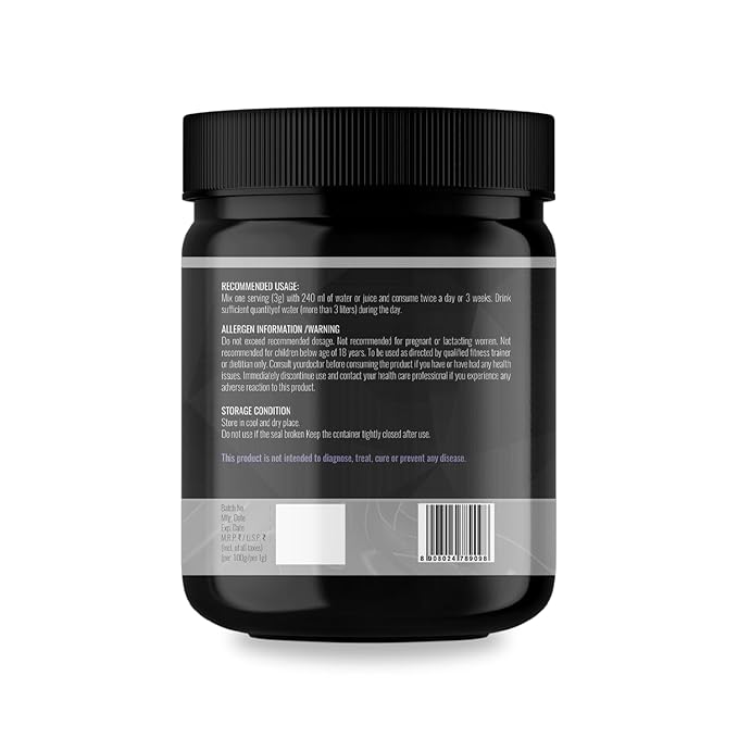 BOOSTIQ Creatine Monohydrate Powder - Unflavoured - Distacart