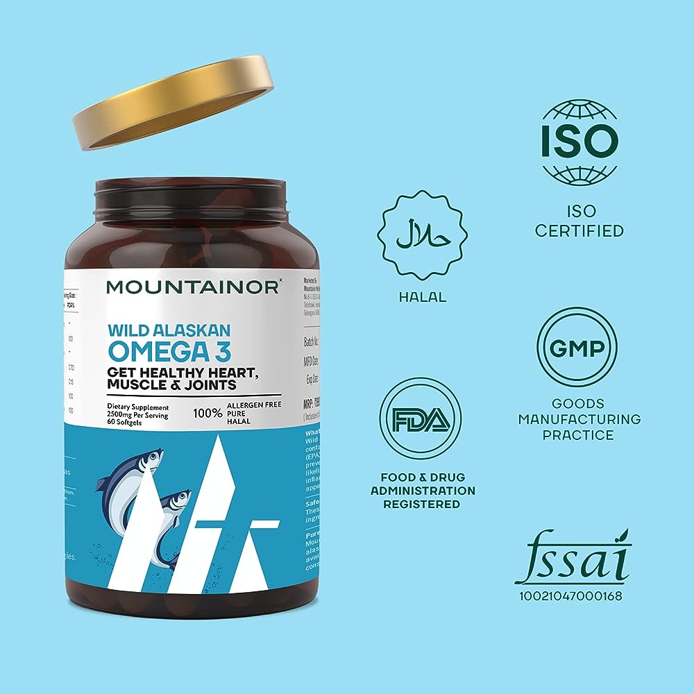 Mountainor Wild Alaska Omega-3 Soflgels - Distacart