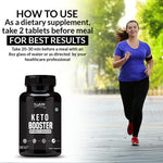 Thumbnail for Vokin Biotech Keto Booster Advanced Weight Loss Supplement,Natural Fat Burner 30 Tab