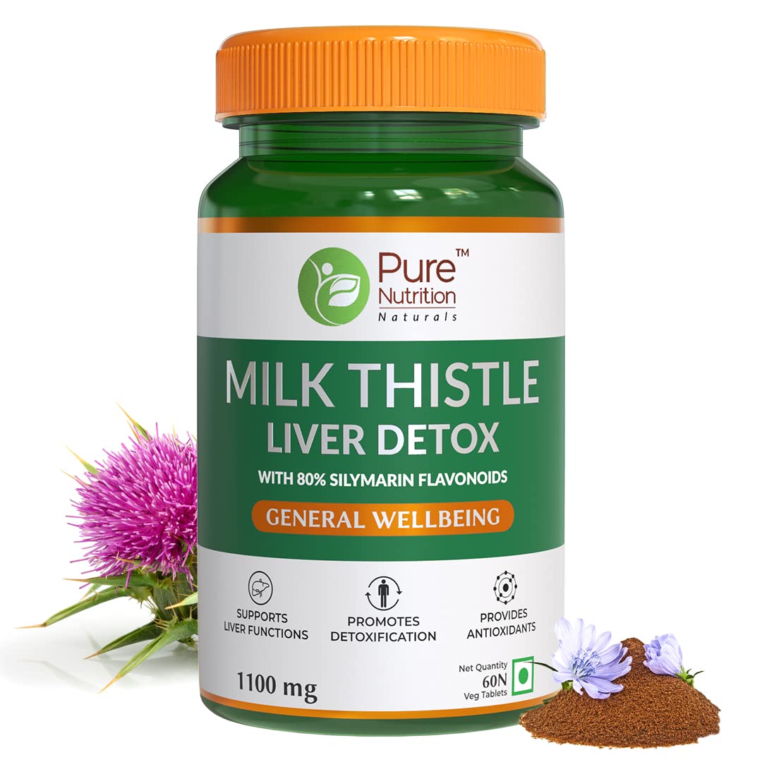 Pure Nutrition Detox Liver Milk Thistle Ultra Capsules - Distacart
