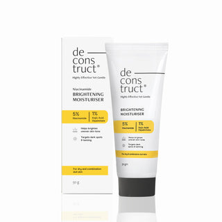 Deconstruct Niacinamide Brightening Face Moisturizer 5% Niacinamide + 1% Kojic Acid + 5% Vitamin C - Distacart